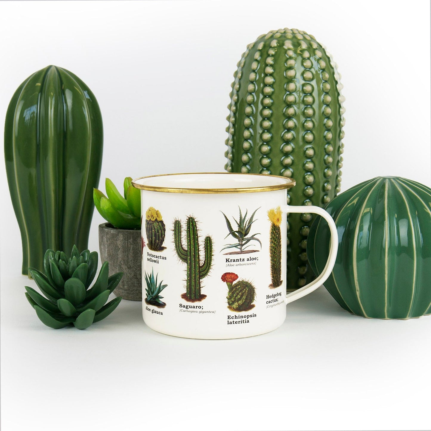 Botanica Enamel Mug