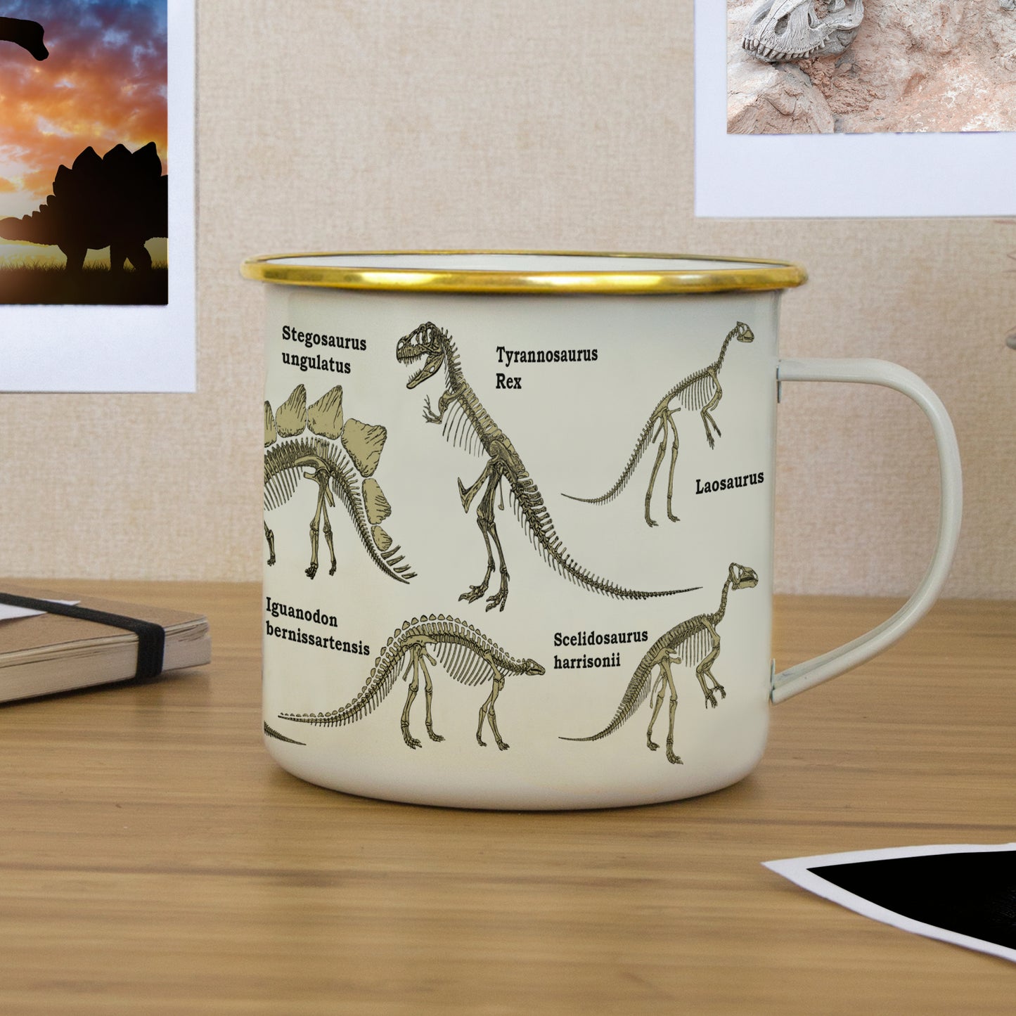 Gift Republic - Dinosaur Enamel Mug