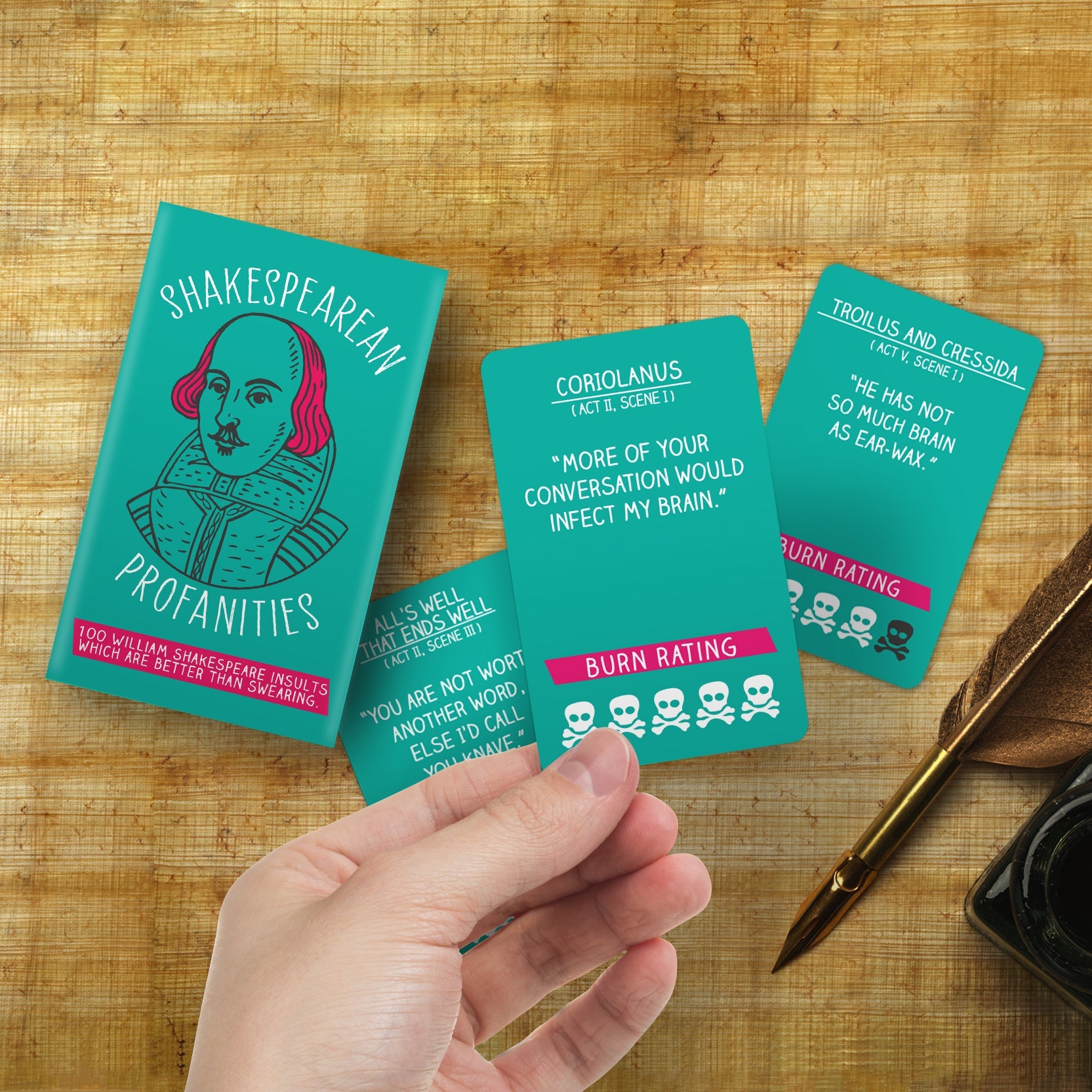 Shakespearean Profanities Cards – William Valentine