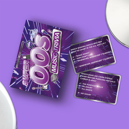 Super 00s - Music Trivia Cards