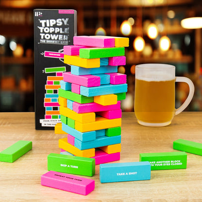 Tipsy Topple Tower Game