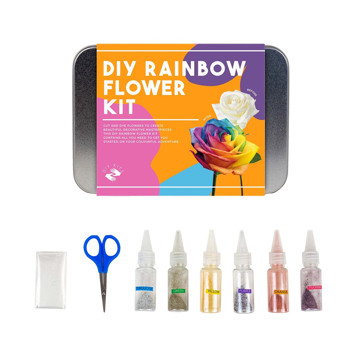 DIY Rainbow Flower Kit