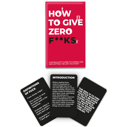 How to Give Zero F**ks