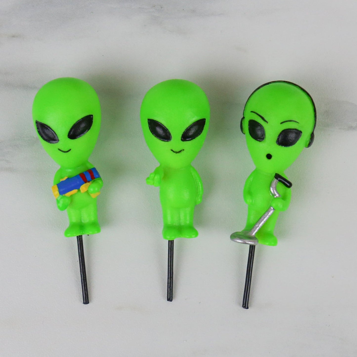 Mini Plant Pot Glow In The Dark Aliens