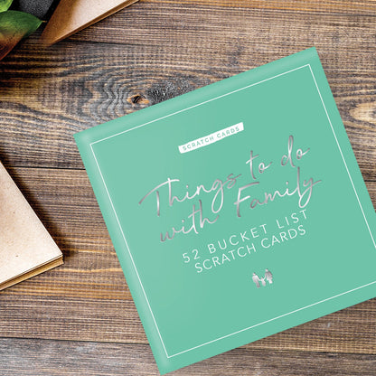 Things To Do With Family Bucket List Scratch Cards