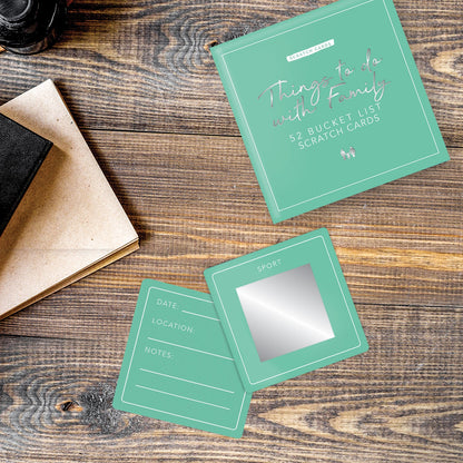 Things To Do With Family Bucket List Scratch Cards