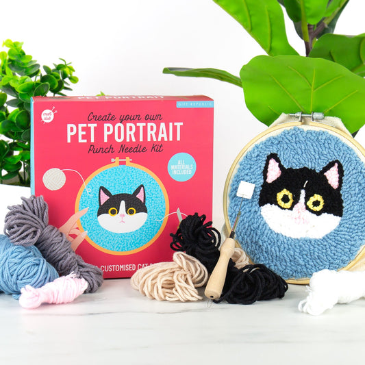 Pet Portraits - Cat Punch Needle