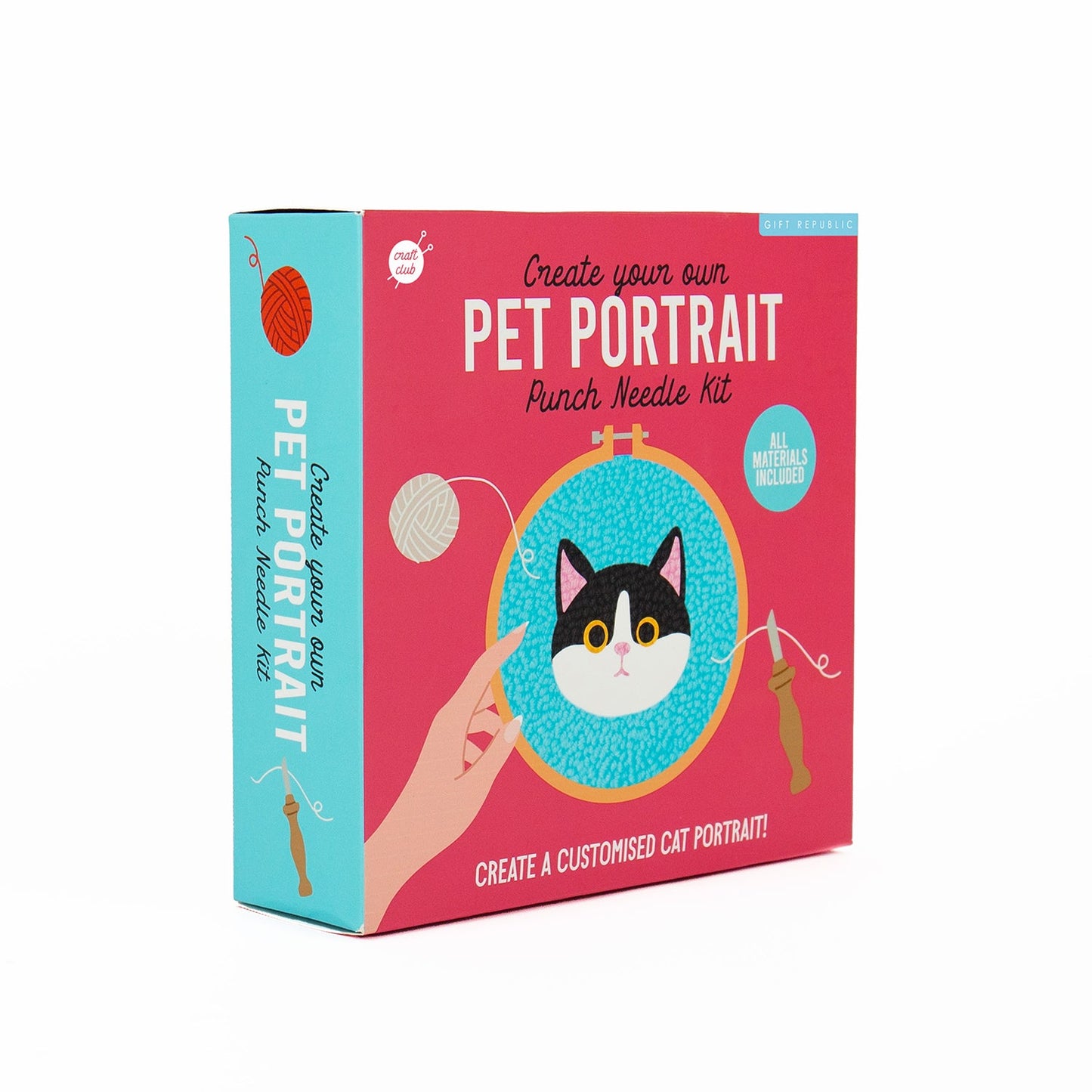 Pet Portraits - Cat Punch Needle