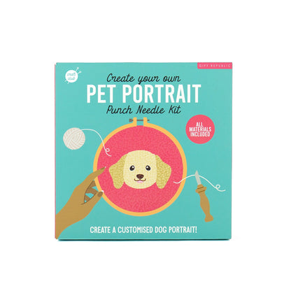 Pet Portraits - Dog Punch Needle