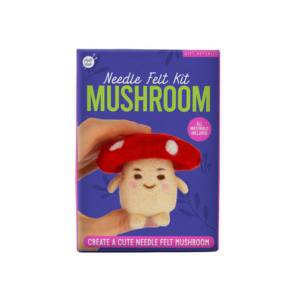 Mushroom Needle Felting Kit