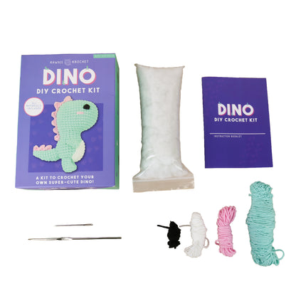Gift Republic - Dino DIY Crochet Kit