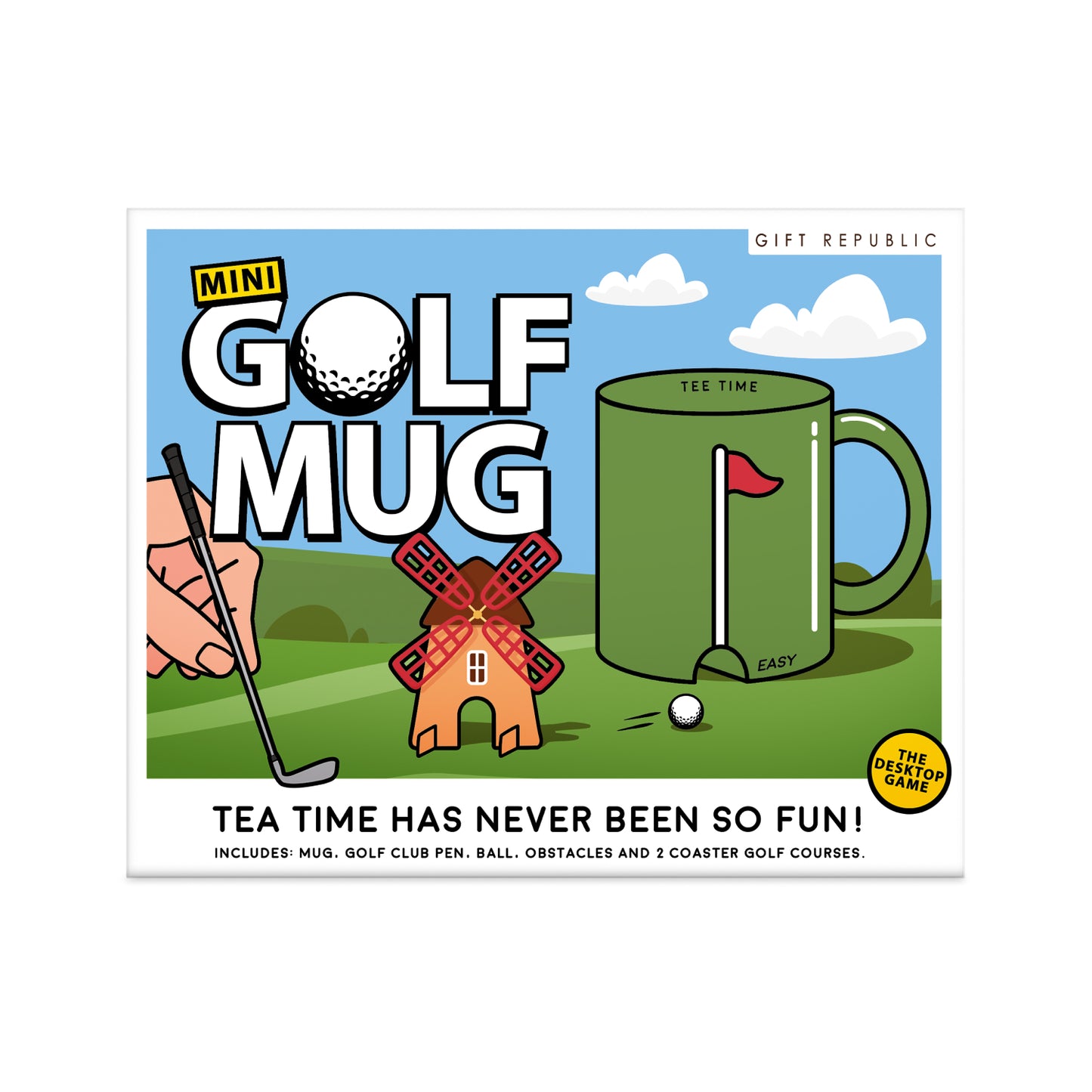 Gift Republic - Mini Golf Mug Game Set