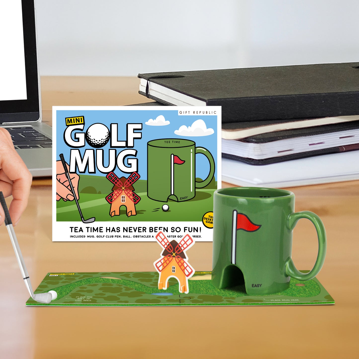 Gift Republic - Mini Golf Mug Game Set