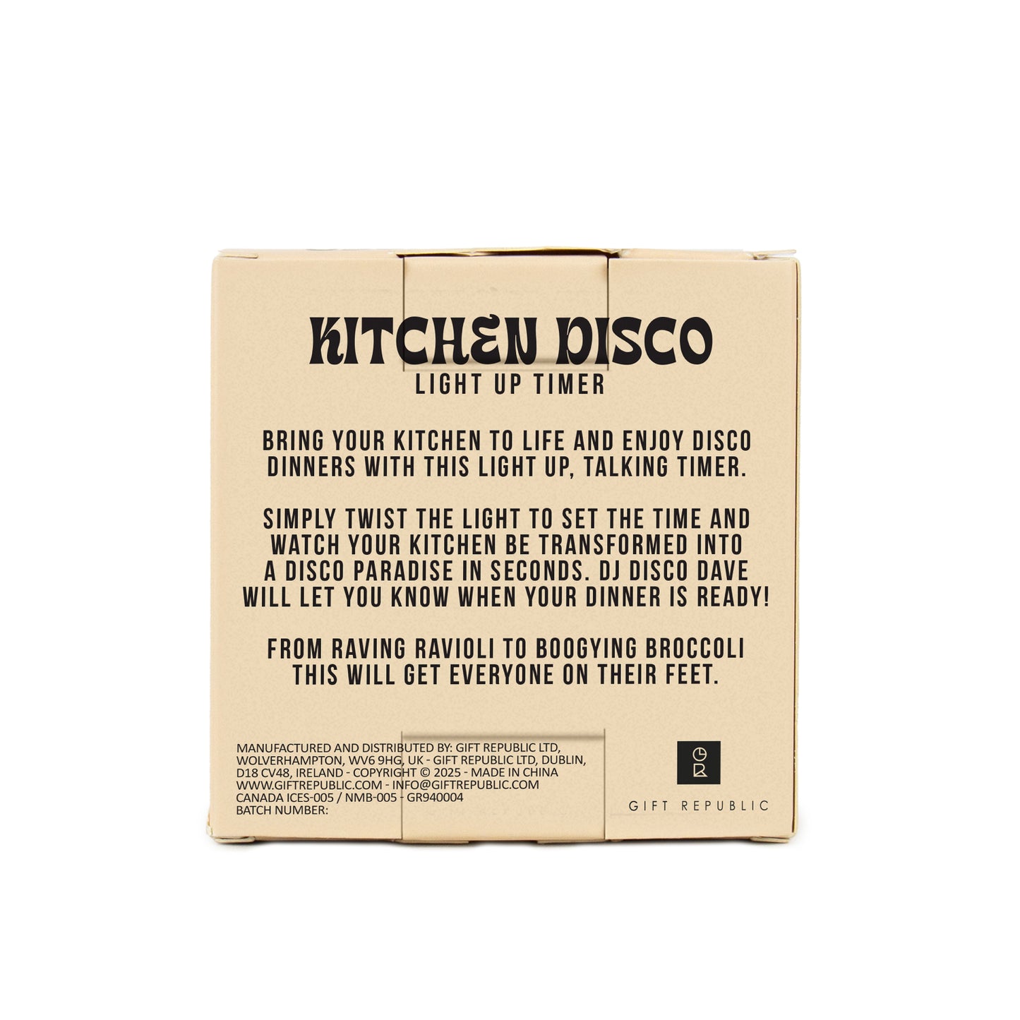 Gift Republic - Kitchen Disco Timer