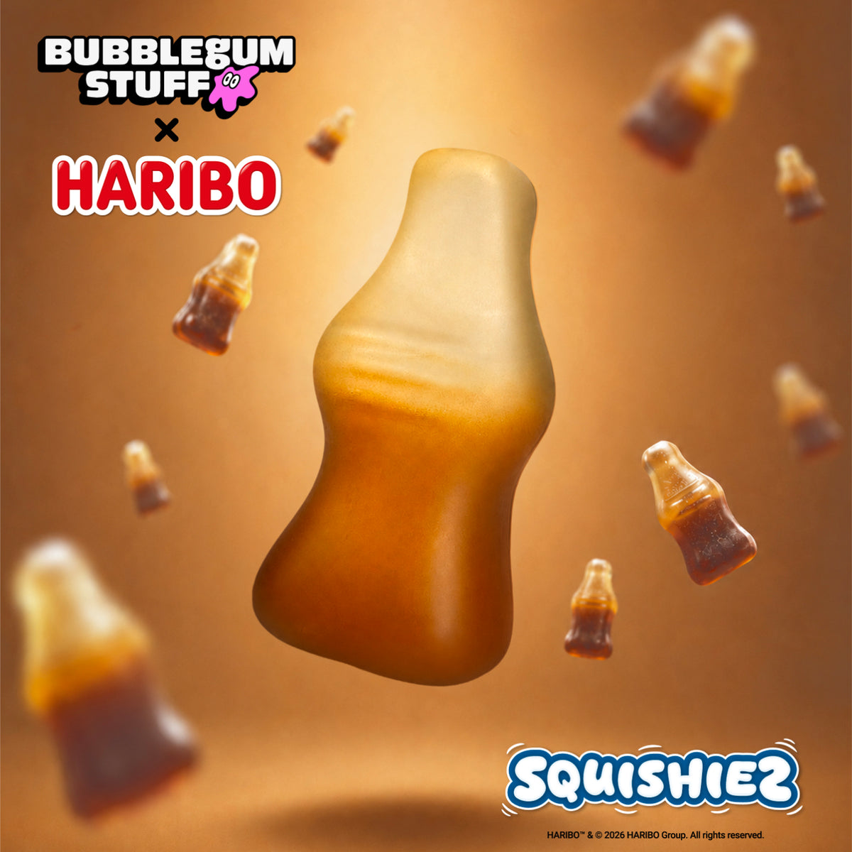 Bubblegum Stuff - Haribo Cola Bottle Squishy