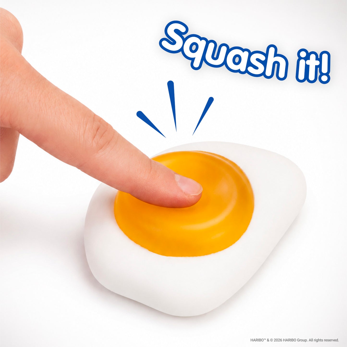 Bubblegum Stuff - Haribo Fried Egg Squishy
