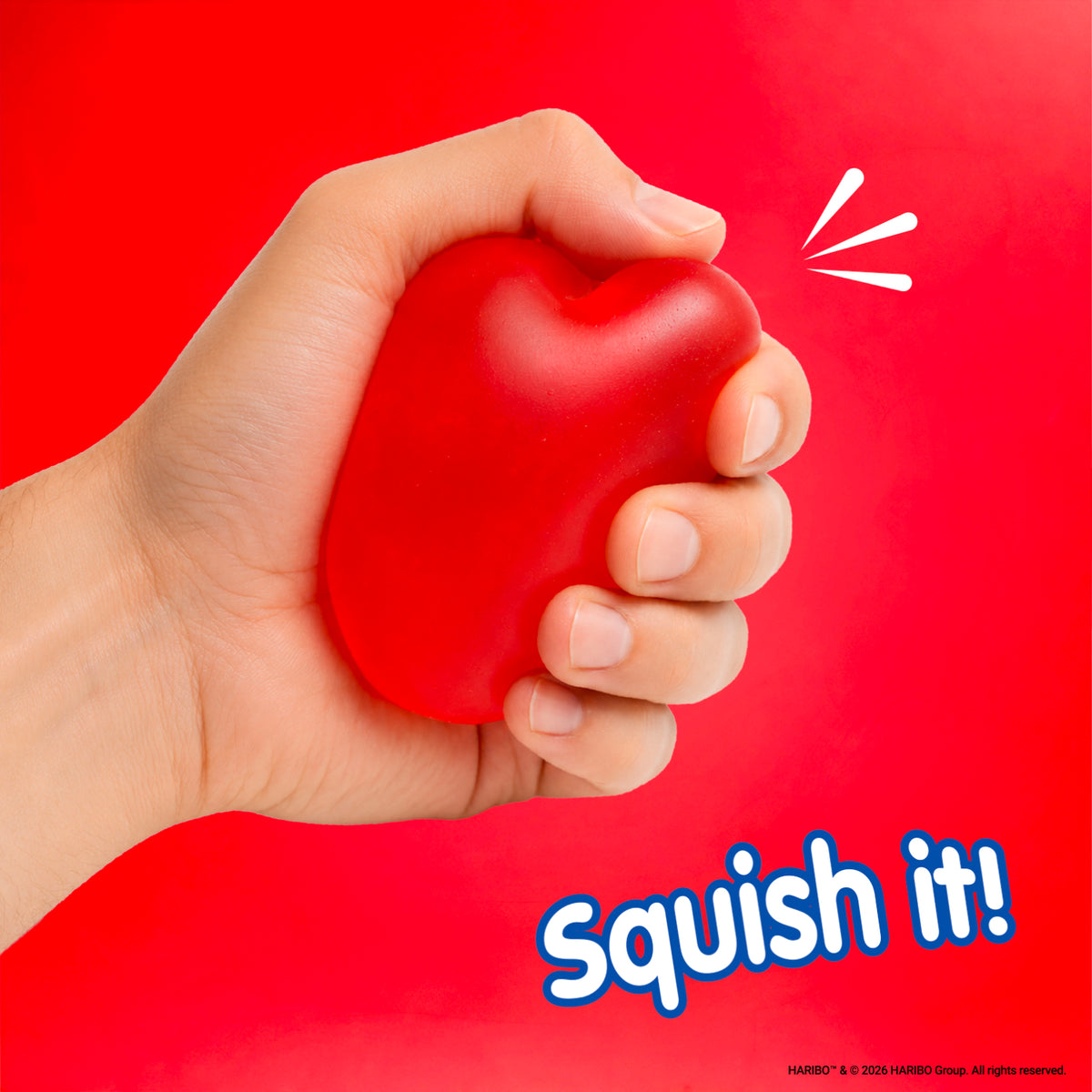 Bubblegum Stuff - Haribo Love Heart Squishy