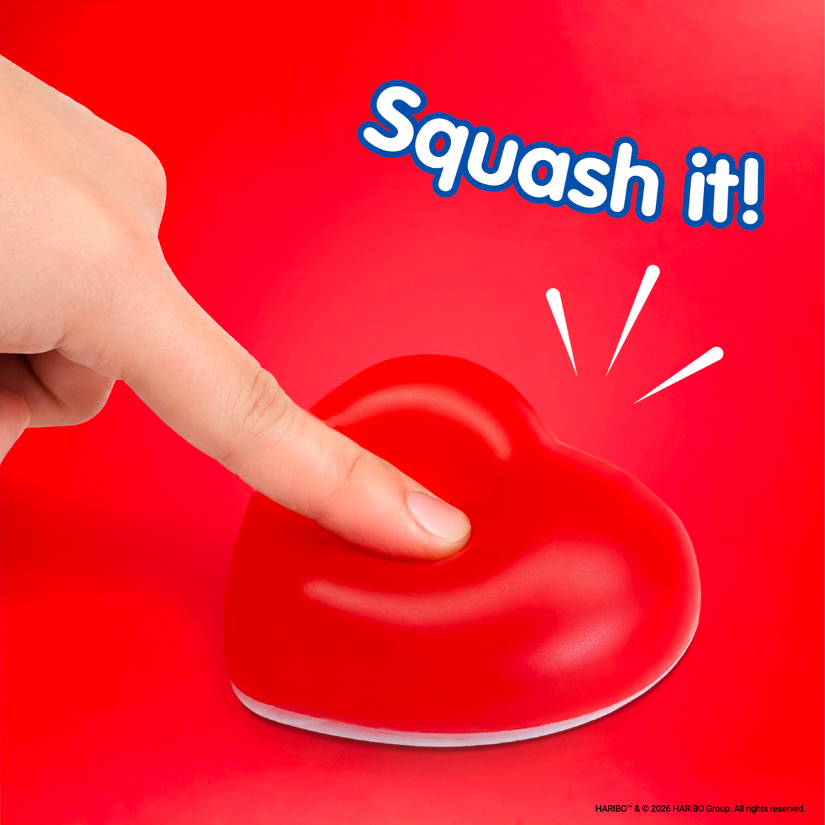 Bubblegum Stuff - Haribo Love Heart Squishy