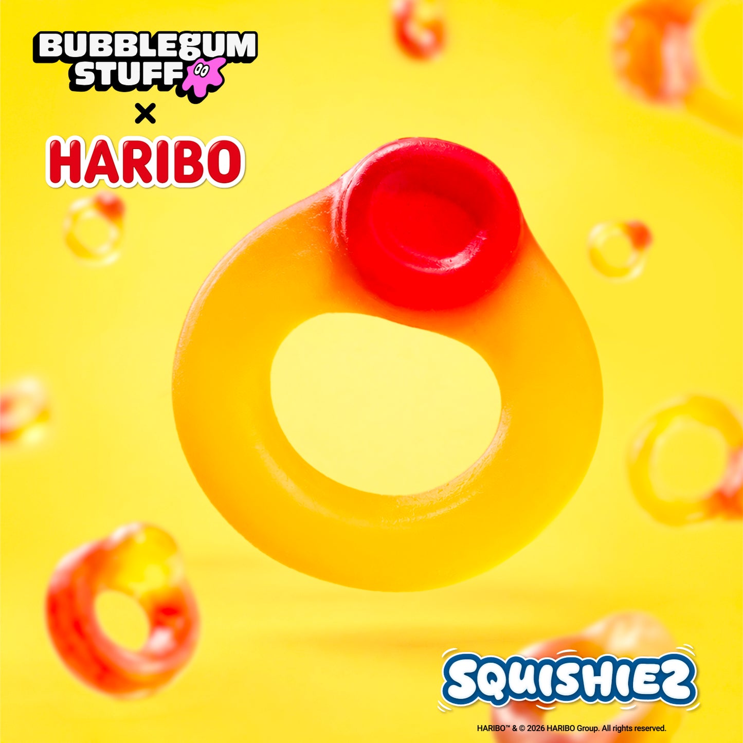 Bubblegum Stuff - Haribo Friendship Ring Squishy