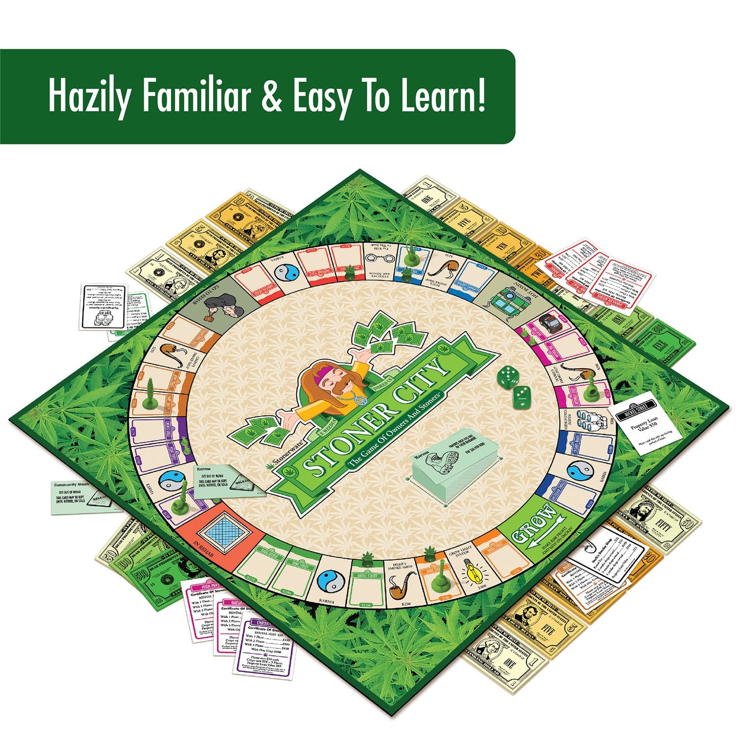 Stonerware Stoner City Board Game