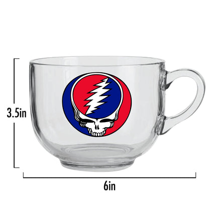Grateful Dead - Steal Your Face Glass Soup Mug