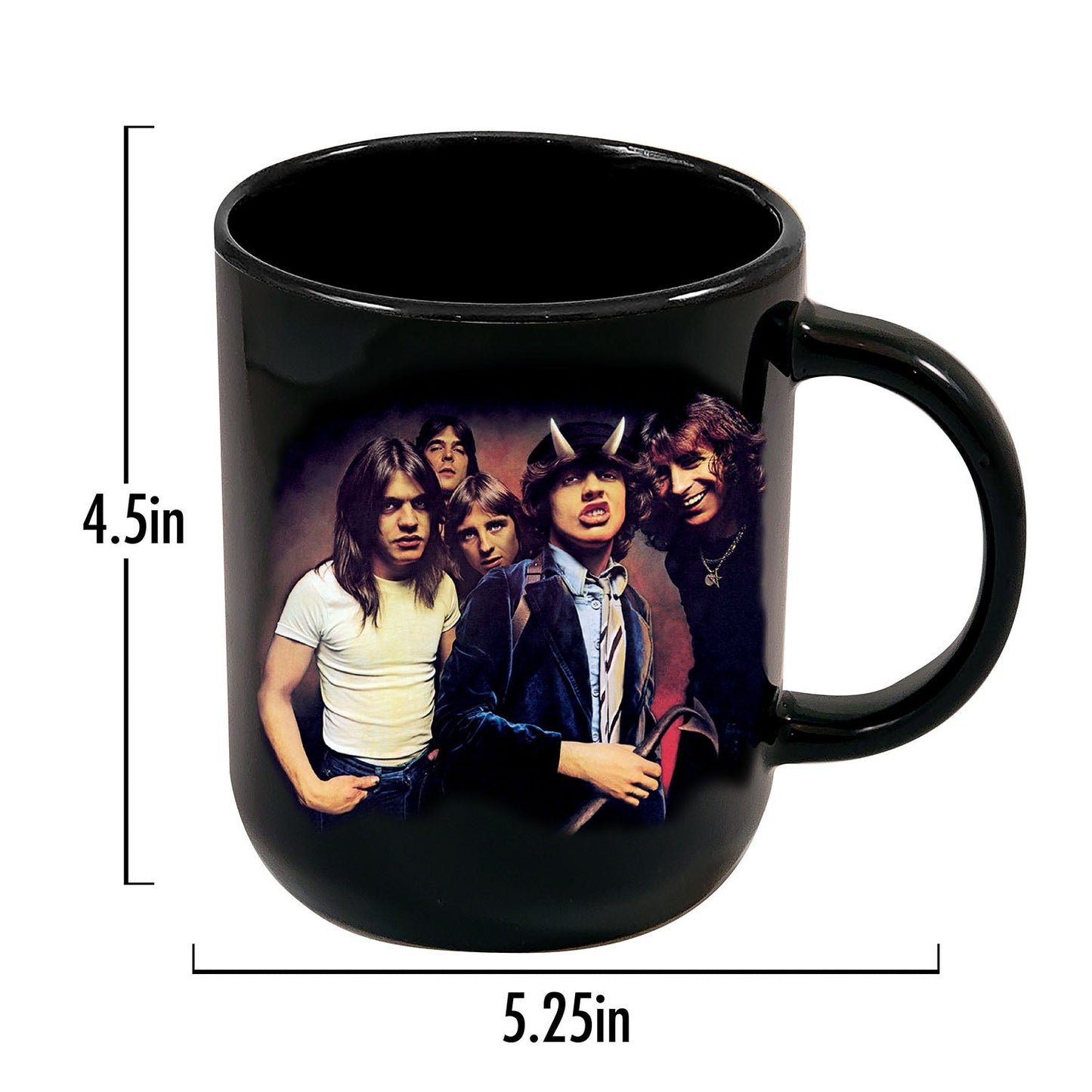 AC/DC - Highway to Hell Ceramic Black Cappuccino Ceramic Mug