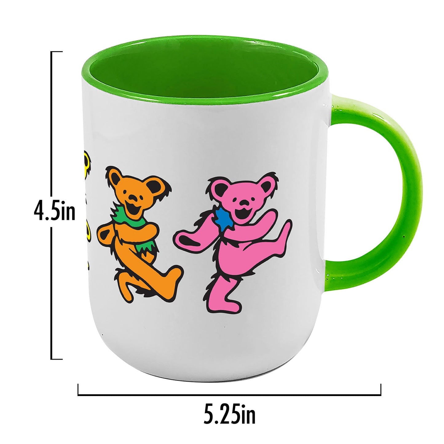 Grateful Dead - Dancing Bears Cappuccino Mug