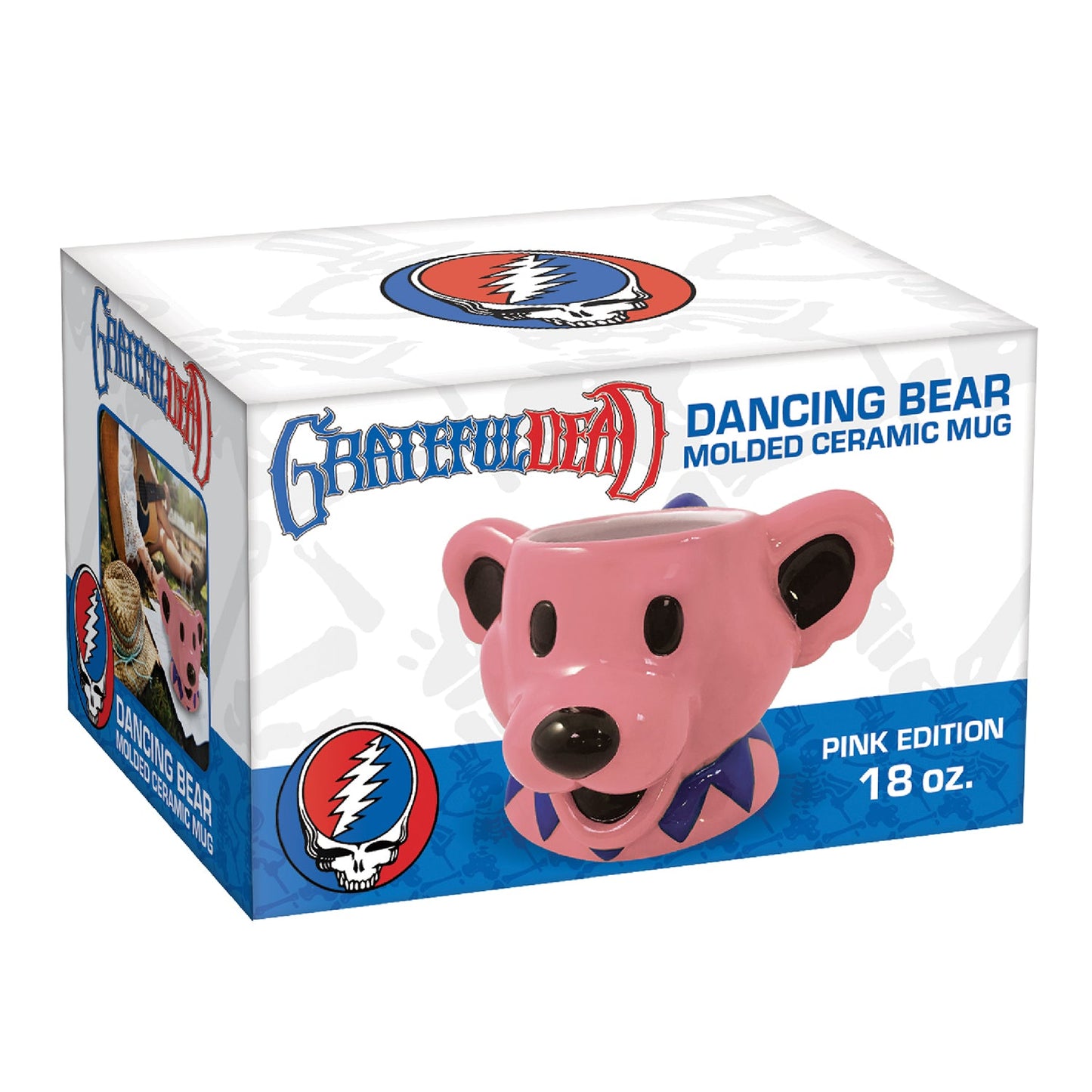 Grateful Dead - Dancing Bear Molded Head Ceramic Mug