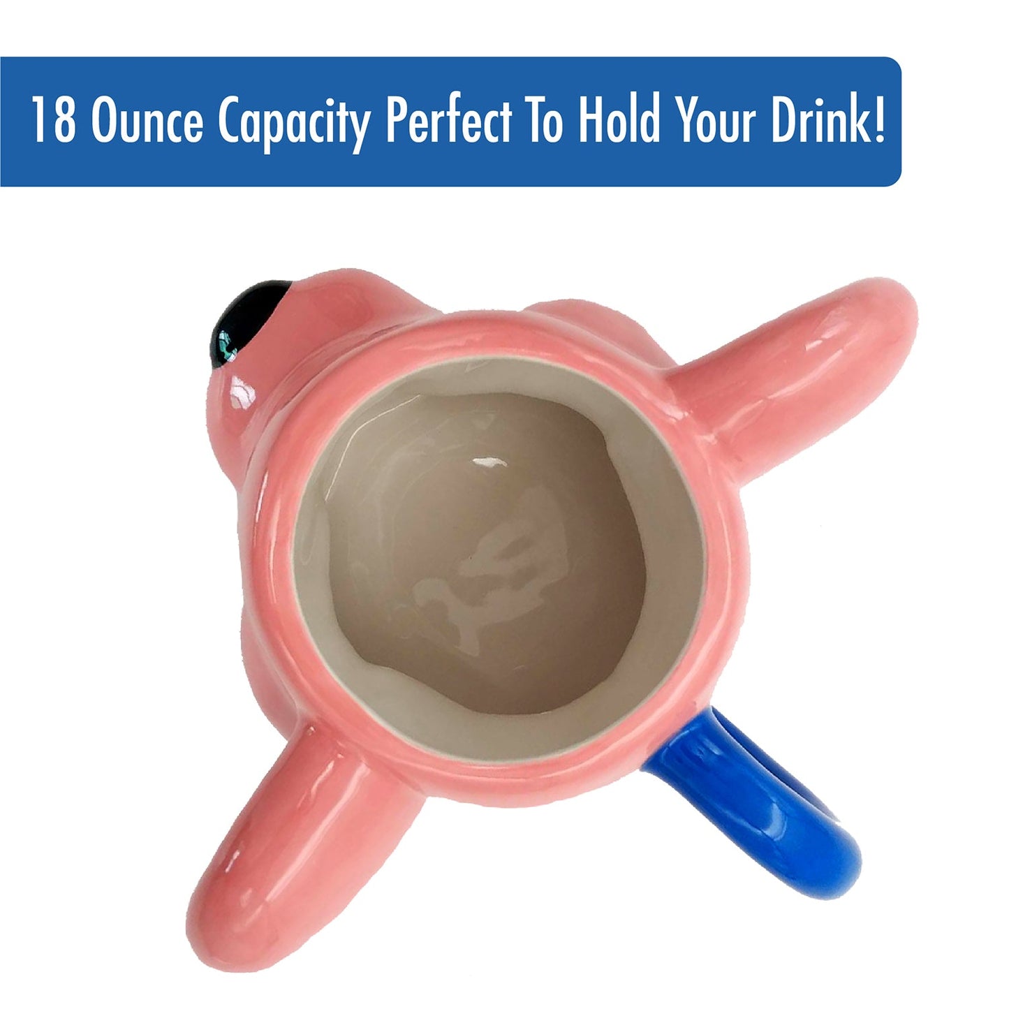 Grateful Dead - Dancing Bear Molded Head Ceramic Mug