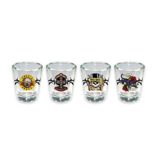 Guns N' Roses Shot Glass Set (4-Pack)