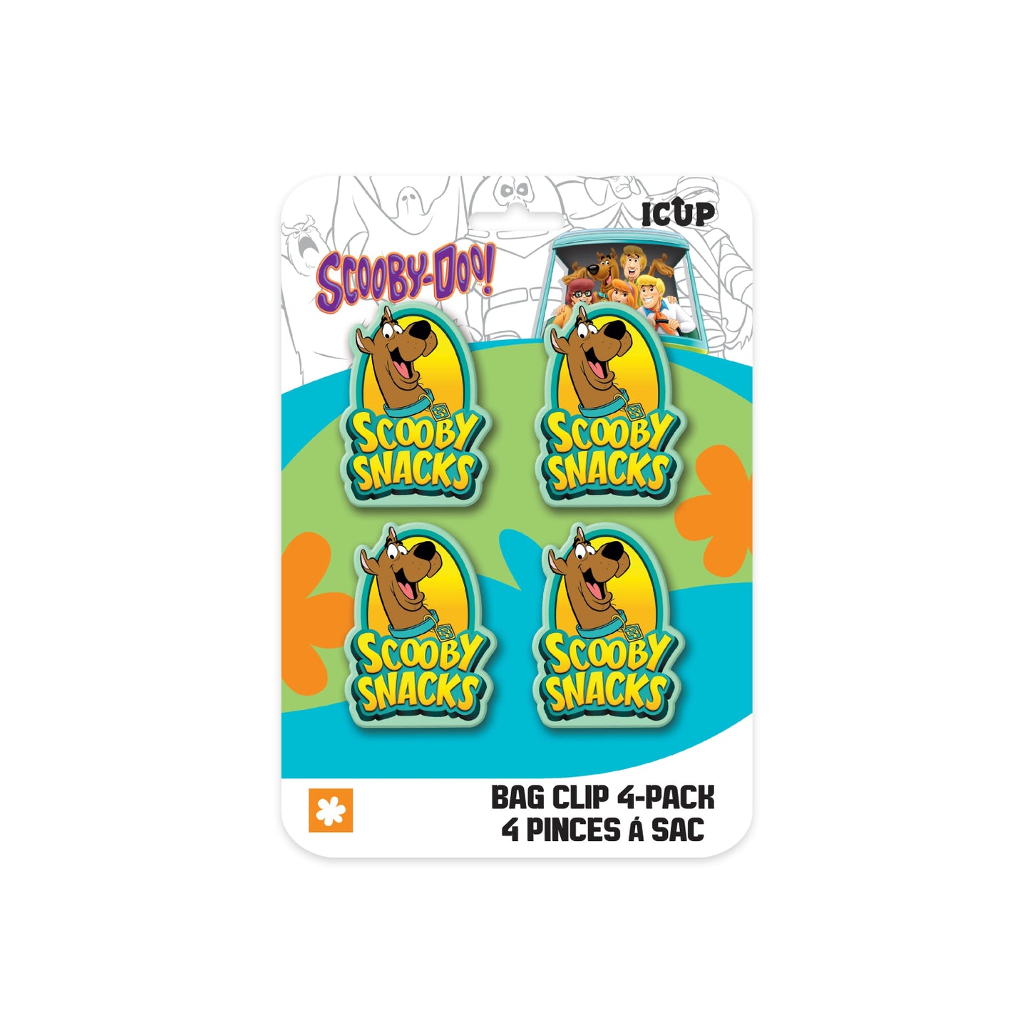 iCup - Scooby Doo Bag Clips 4 pack