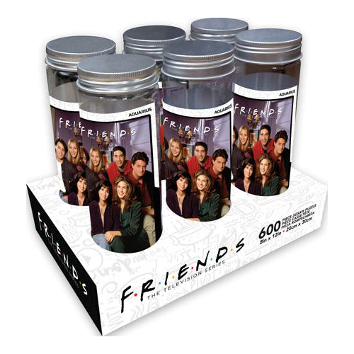 6 Unit Friends - Cast 600pc Mega Micro Tube Puzzle Counter Display