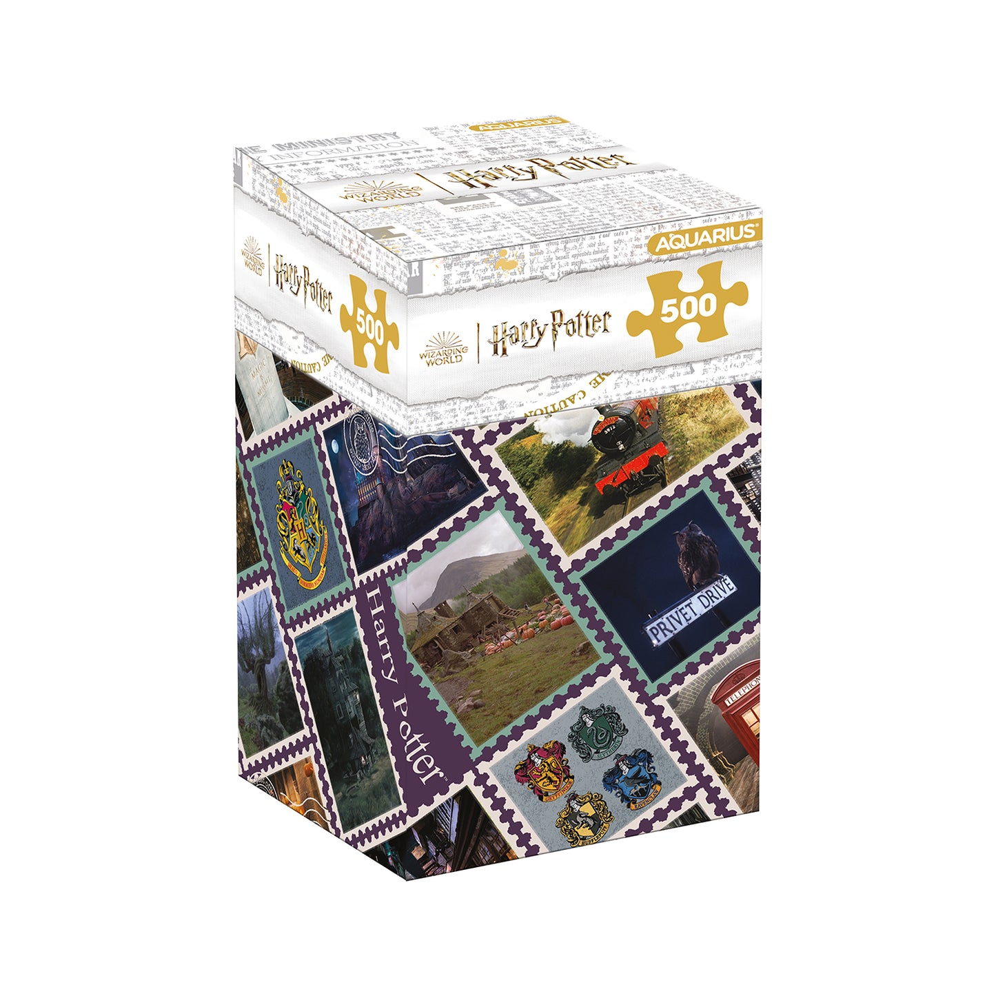 Harry Potter - Travel Stamps - 500pc puzzle
