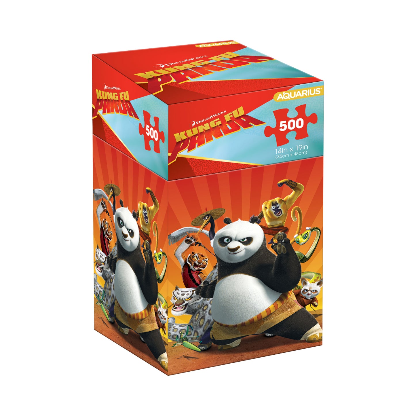 Aquarius - Kung Fu Panda 500 Piece Jigsaw Puzzle (Vertical Box)