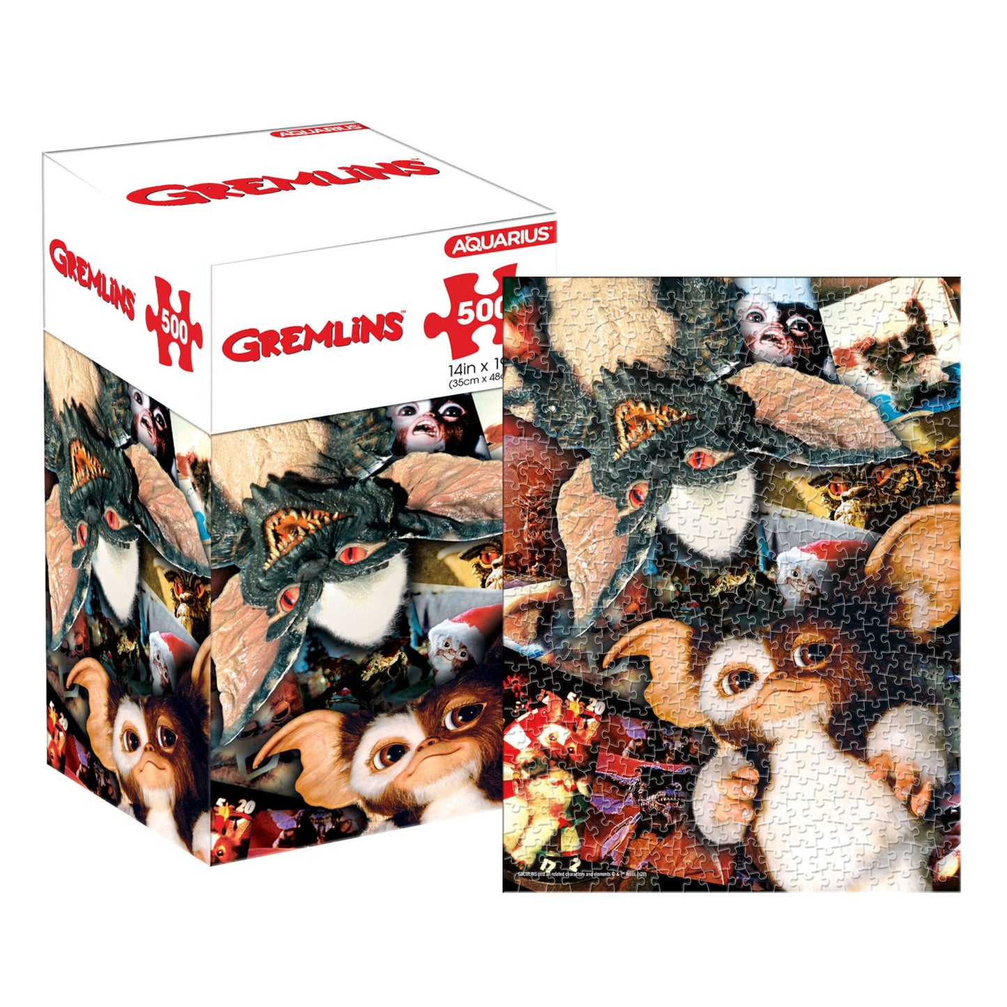 Aquarius - Gremlins 500 Piece Jigsaw Puzzle (Vertical Box) Collage