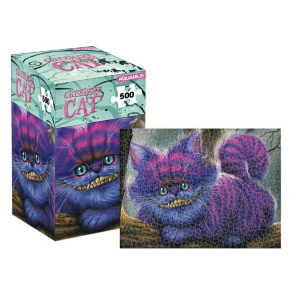 Aquarius - Cheshire Cat 500 Piece Jigsaw Puzzle (Vertical Box)