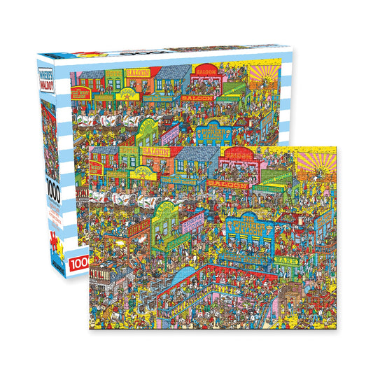 Where's Waldo - Wild Wild West 1000pc Puzzle