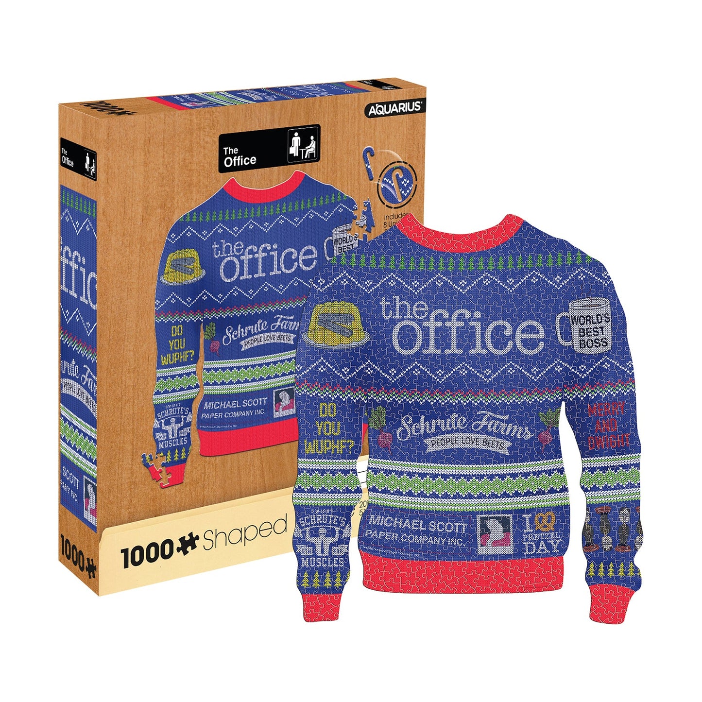 The Office Ugly Sweater 1000pc Shaped Puzzle