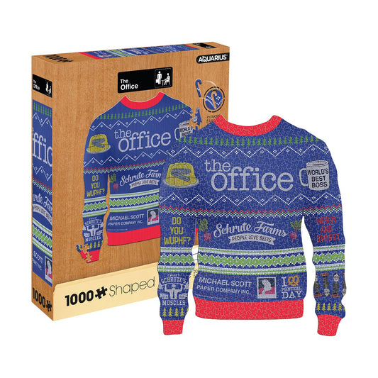 The Office Ugly Sweater 1000pc Shaped Puzzle