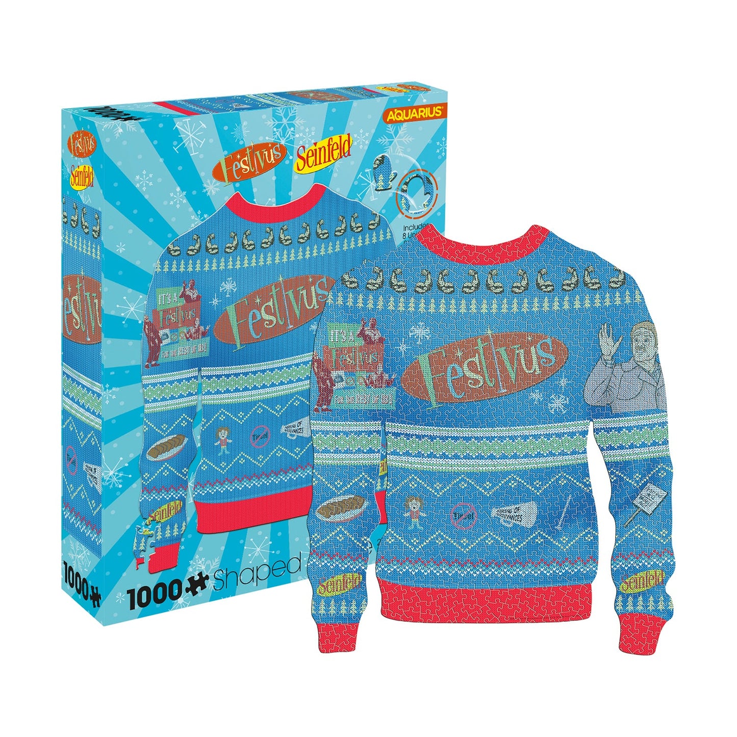 Festivus Ugly Sweater 1000pc Shaped Puzzle