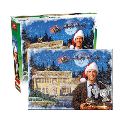 Christmas Vacation Glitter 1000pc puzzle