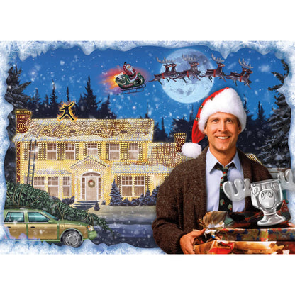 Christmas Vacation Glitter 1000pc puzzle