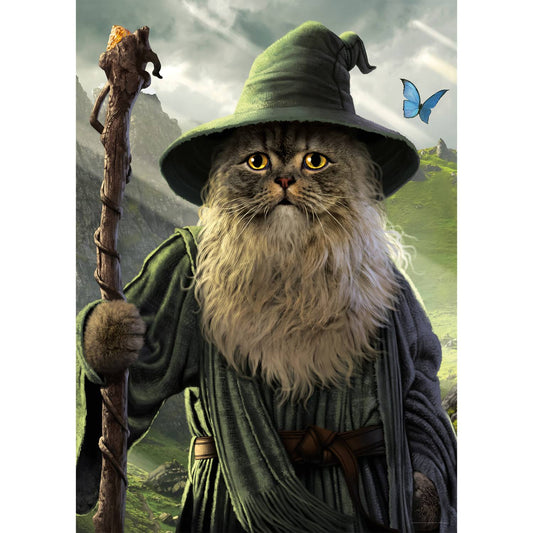 Lord of the Cats - Catdalf - 1000pc Puzzle