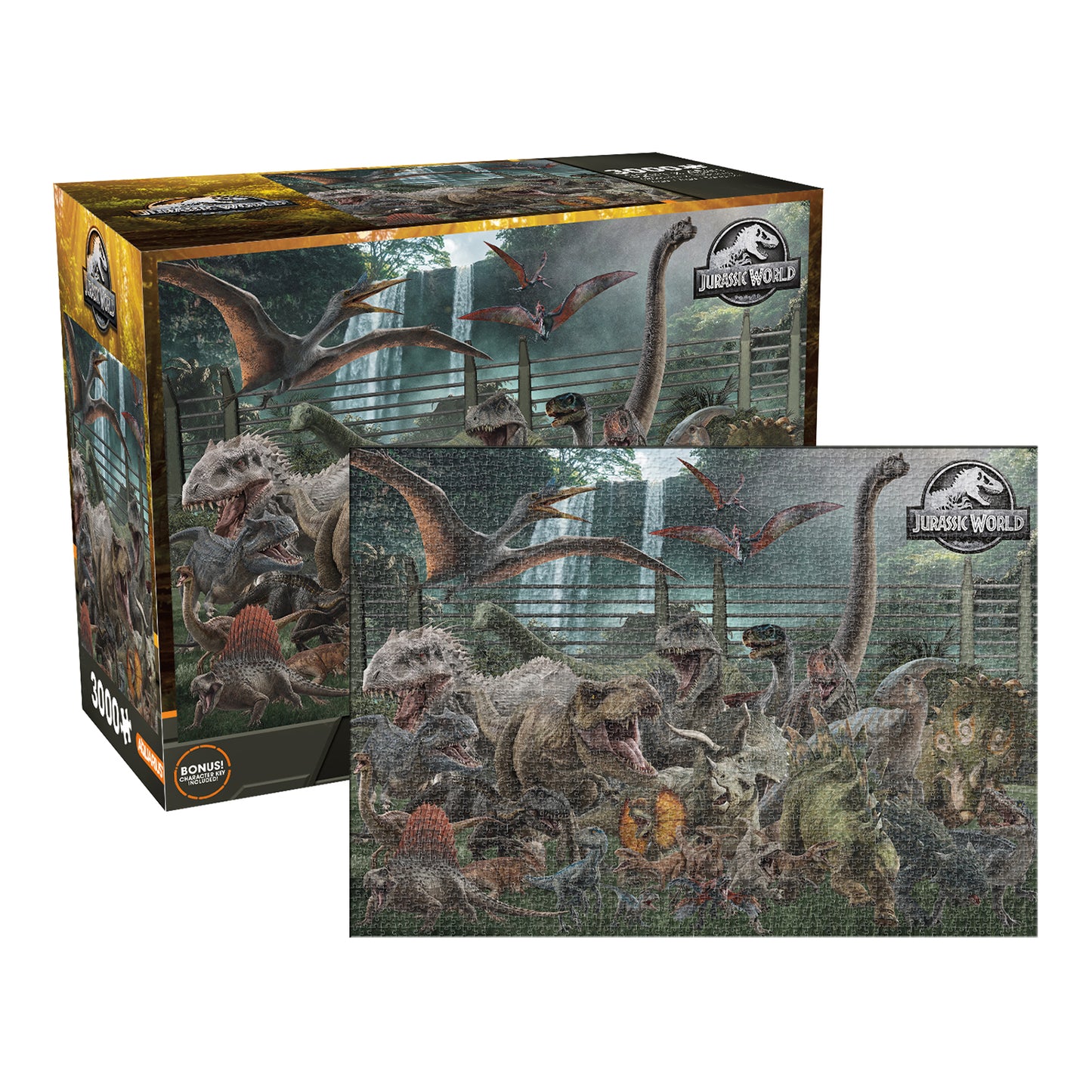 Jurassic World - Size Chart 3000pc Puzzle