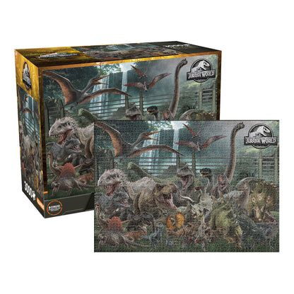 Jurassic World - Size Chart 3000pc Puzzle