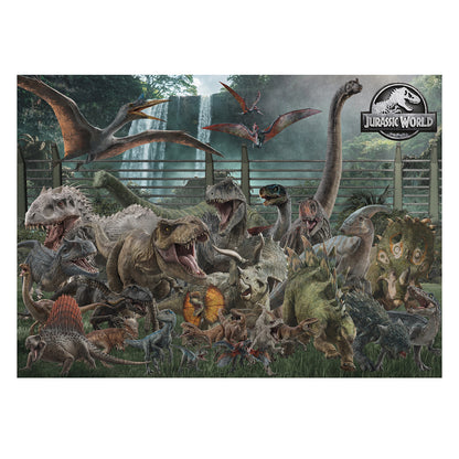 Jurassic World - Size Chart 3000pc Puzzle
