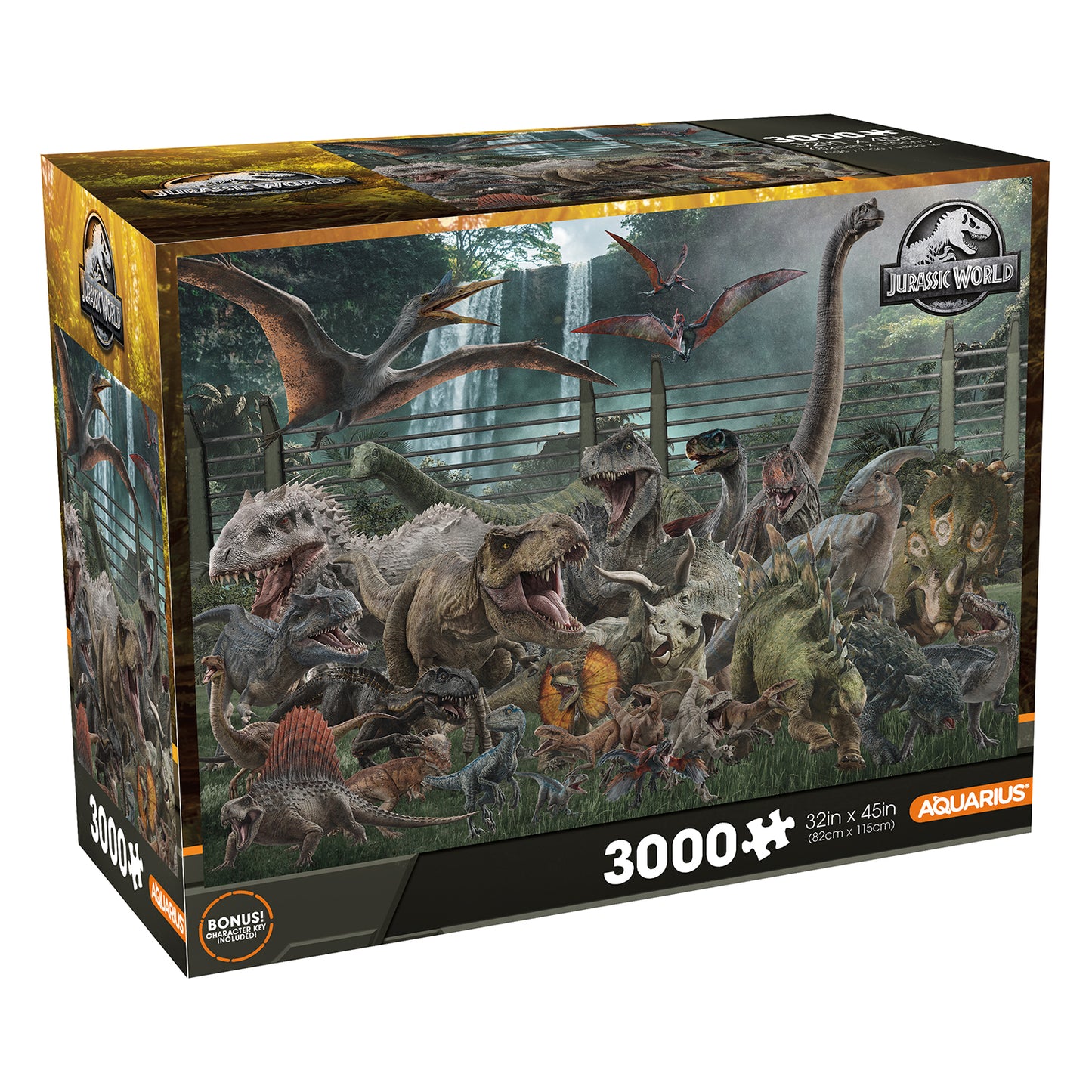 Jurassic World - Size Chart 3000pc Puzzle