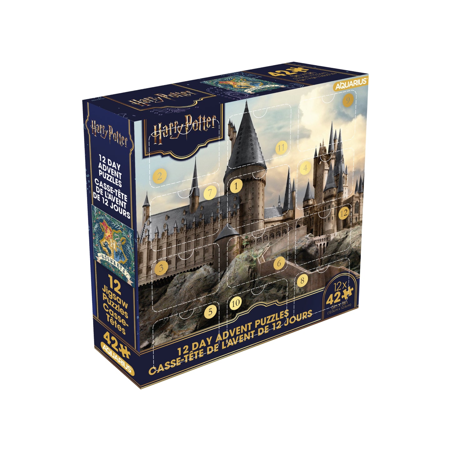 Aquarius - Harry Potter Mini Advent Calendar Puzzle (12 Jigsaw Puzzles / 43 Pieces Each)