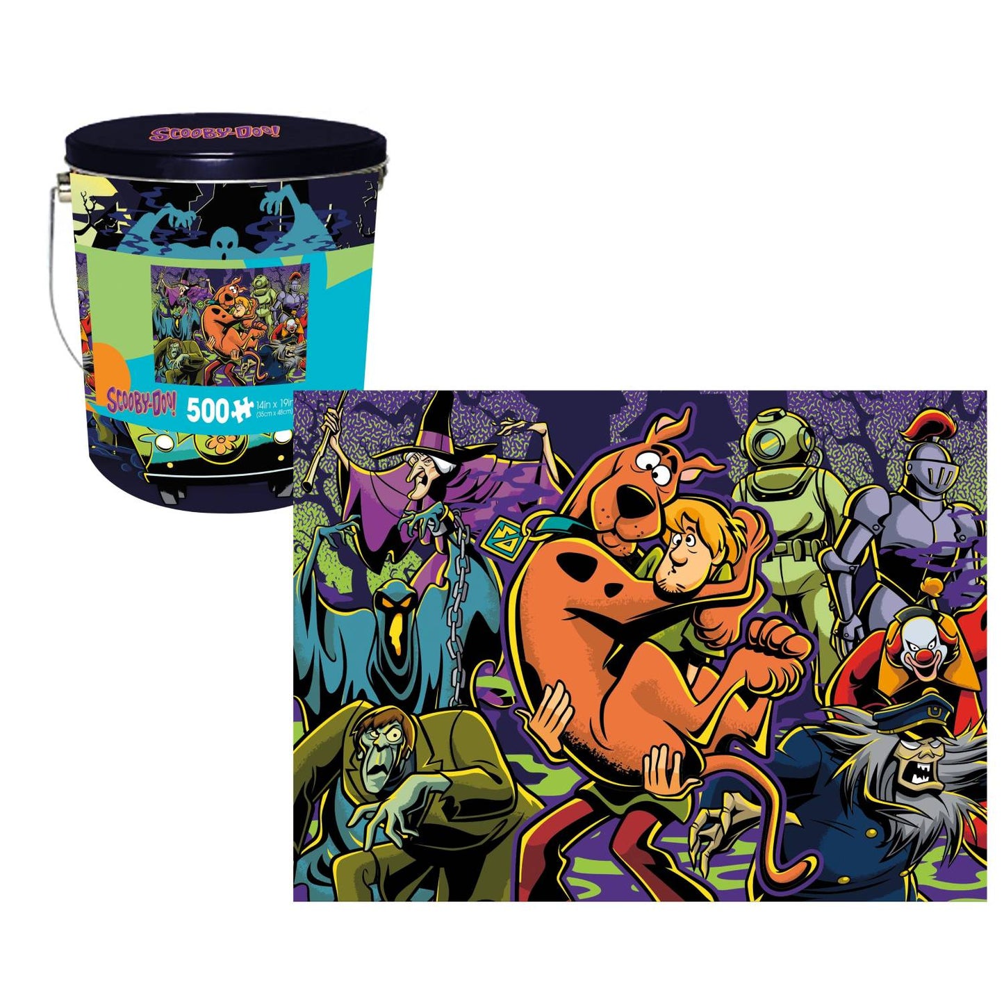 Aquarius - Scooby Doo 500 Piece Jigsaw Puzzle Bucket