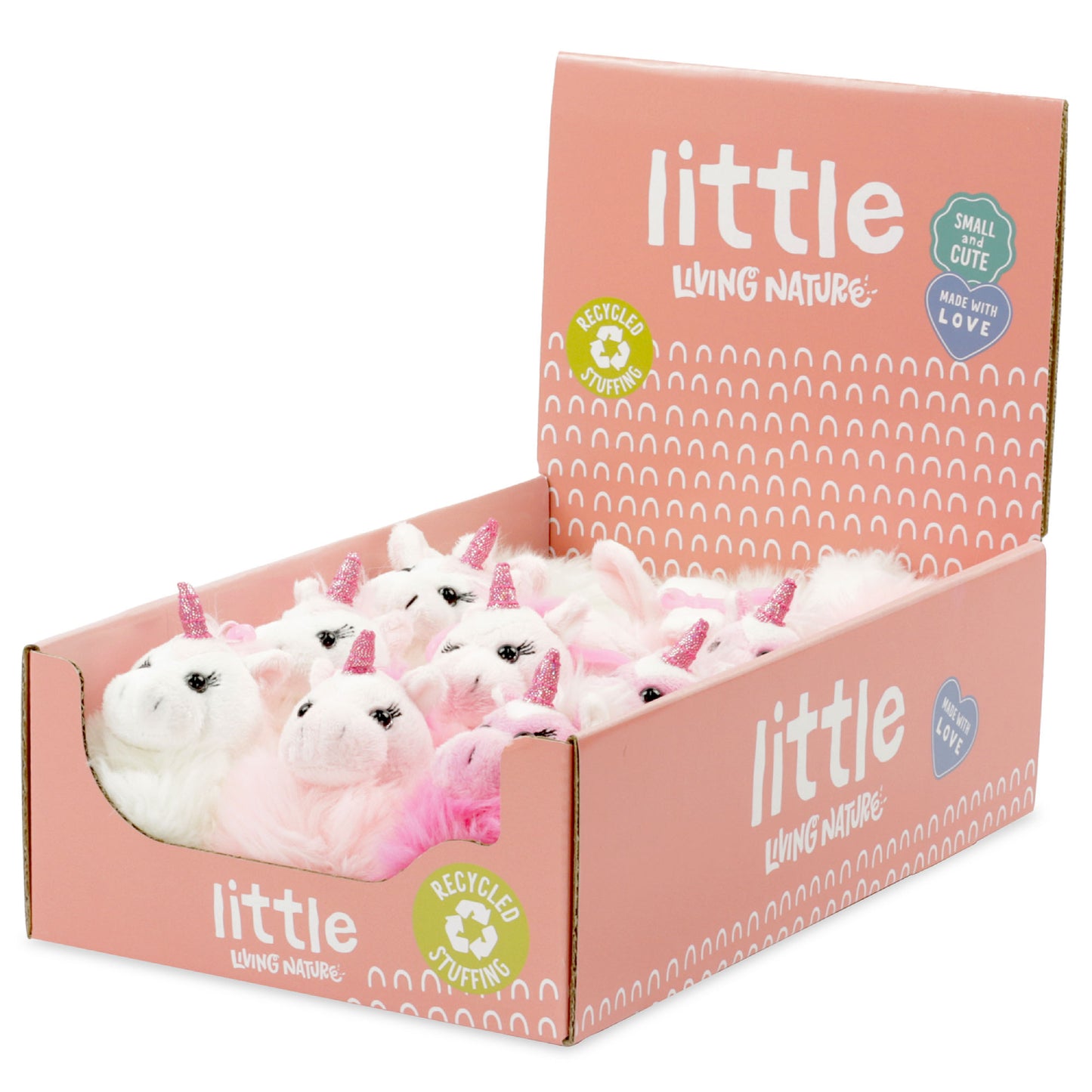 Living Nature - Clips Pom Pom Unicorn (14cm)